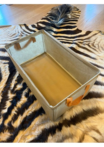 Bej Demir Destekli Çok Amaçlı Raf Seti 2'li, 47X28X20 cm fiyatları