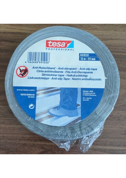 Kaydırmaz Bant-Merdiven ve Zeminler Için Siyah Güvenlik Bandı(Anti Slip Bant) 15 Metre 2,5 cm fiyatları