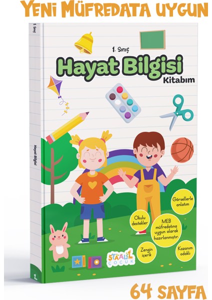 Ilkokul 1. Sınıf Kaynak Kitapları Serisi / Hayat Bilgisi Kitabım (Yeni Müfredat) modelleri