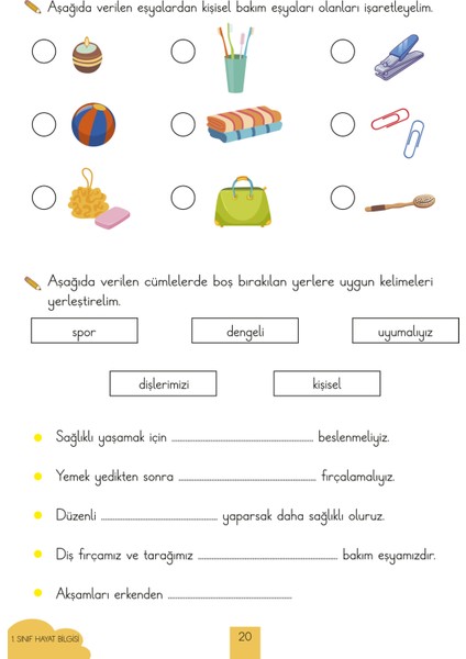 Ilkokul 1. Sınıf Kaynak Kitapları Serisi / Hayat Bilgisi Kitabım (Yeni Müfredat) indirimleri