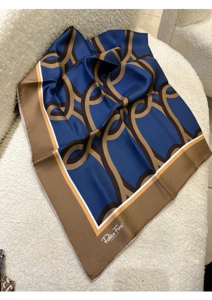 Fındık Kabuğu Pablio Ferre Burgu Desen Twill Ipek Eşarp