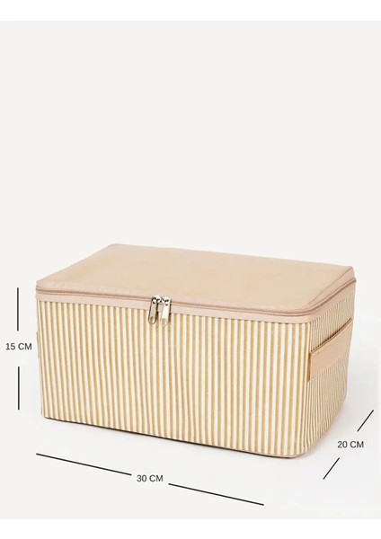 Çizgili 2'li Mini Hurç Seti, Baza ve Dolap Içi Organizer, 30X20X15 cm fiyatları