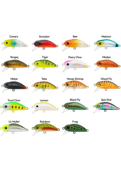 Hanfish Bıdık 3.5 cm 3.1 gr Maket Yem