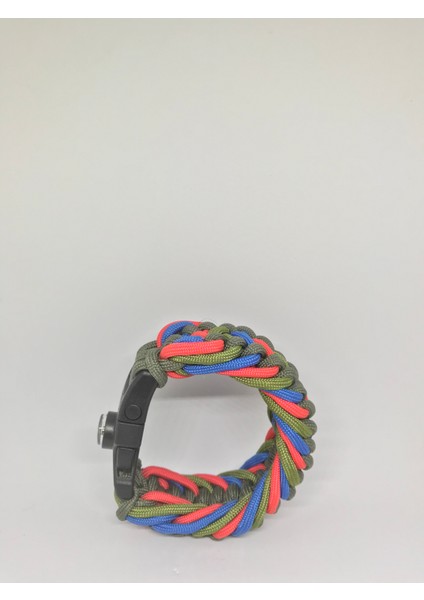 Paracord Ipi Bileklik Survival Paracord 550 Paraşüt Ipi Bileklik Unisex Bileklik Hayatta Kalma ve Ilk Yardım Bilekliği indirimleri