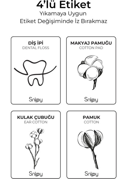 Luvo Beyaz - 3'lü Kare Ahşap Vakum Kapaklı Banyo Düzenleyici Plastik Banyo Seti Etiketli Organizer indirimleri