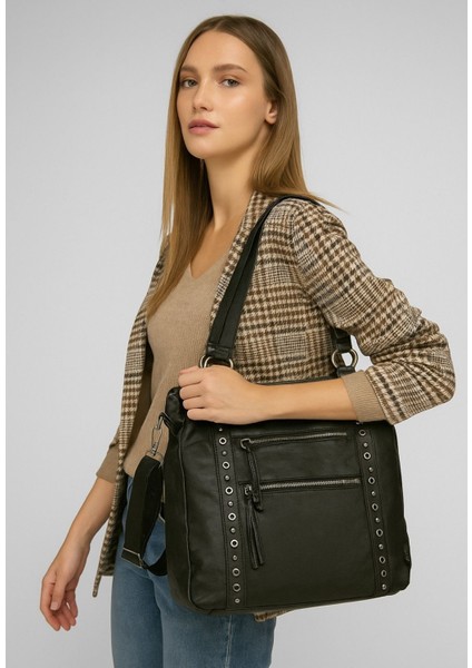 Çetya Siyah Cilt Omuz Çantası fırsatları