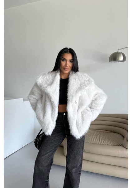 Kadın Içi Astarlı Ithal Kürk Kaban NBG111 modelleri