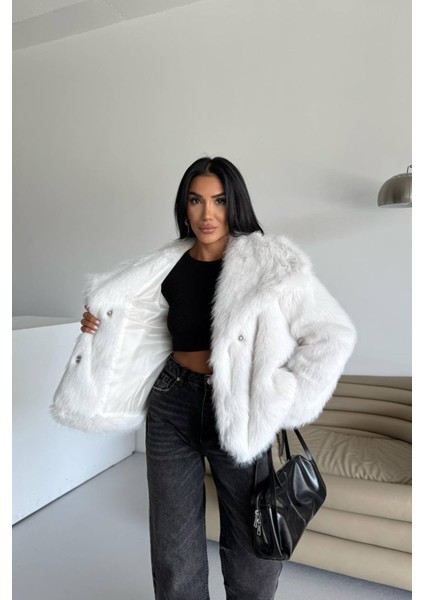 Kadın Içi Astarlı Ithal Kürk Kaban NBG111 fırsatları