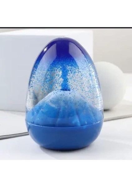 Volkan Patlaması Mavi Kum Saati Ev Ofis Masa Üstü Hediyelik fiyatları