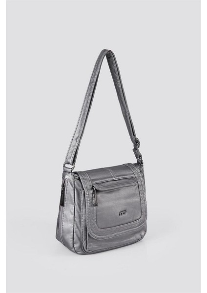 Ziwen Gri Cilt Omuz Çantası fiyatları