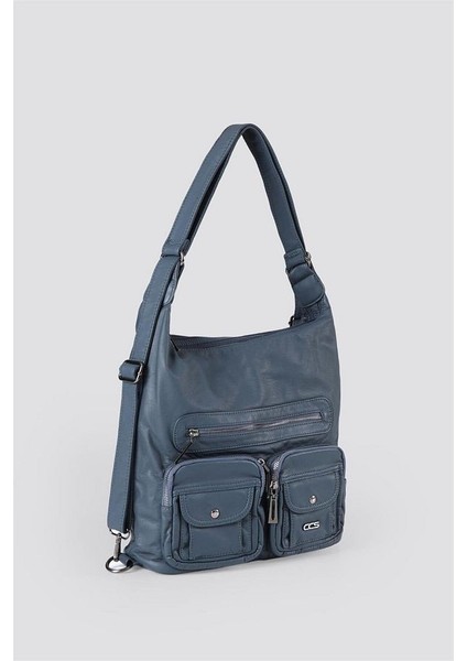 Kinya Mavi Cilt Omuz Çantası fiyatları