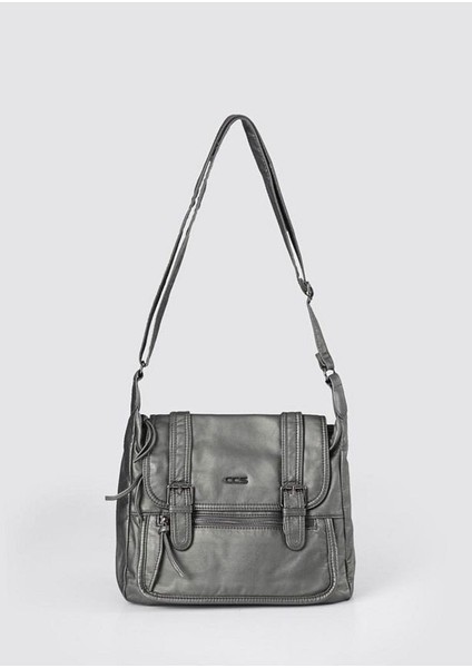 Liye Platin Cilt Omuz Çantası