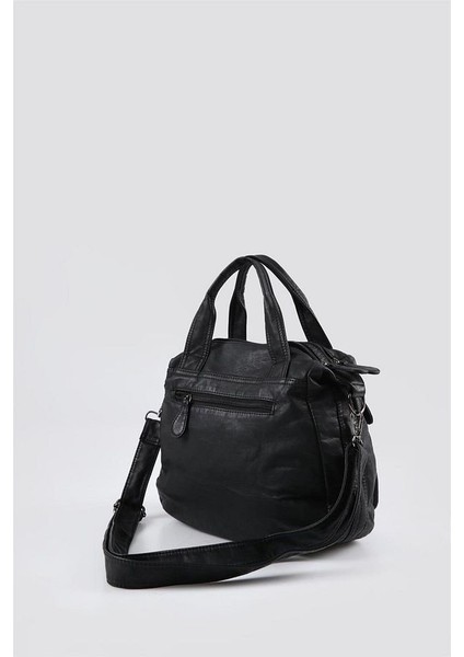 Sevva Siyah Cilt Omuz Çantası modelleri