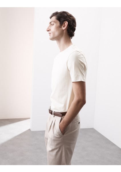 Pure Supima® Slim Fit Premium Pamuklu T‑Shirt modelleri