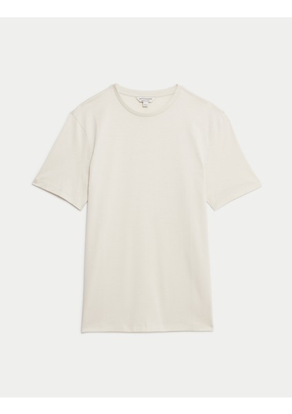 Pure Supima® Slim Fit Premium Pamuklu T‑Shirt