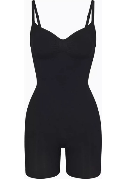 Seamless Sculpt Mid Thigh Bodysuit, Dikişsiz Şekillendirici