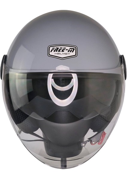 Motosiklet Yarım Kask Güneş Vizörlü Ece 22.06 Motor Kaskı Nardo Gri fiyatları