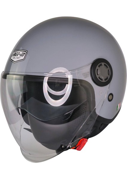 Motosiklet Yarım Kask Güneş Vizörlü Ece 22.06 Motor Kaskı Nardo Gri modelleri