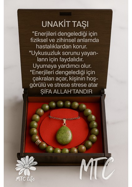 Unakit Doğal Taş Bileklik & Kolye fiyatları