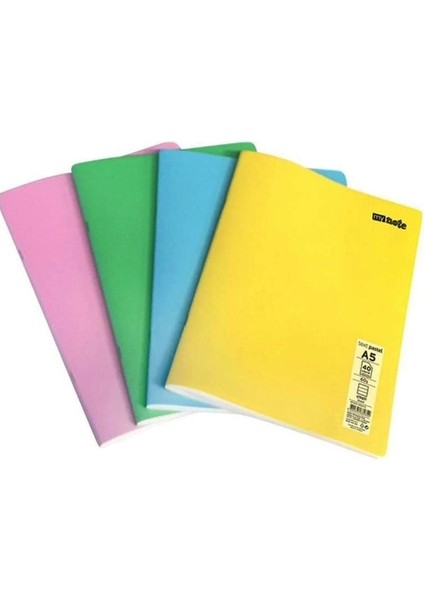 80 Yaprak Çizgili A4 Defter Pp Kapak - 3 Adet