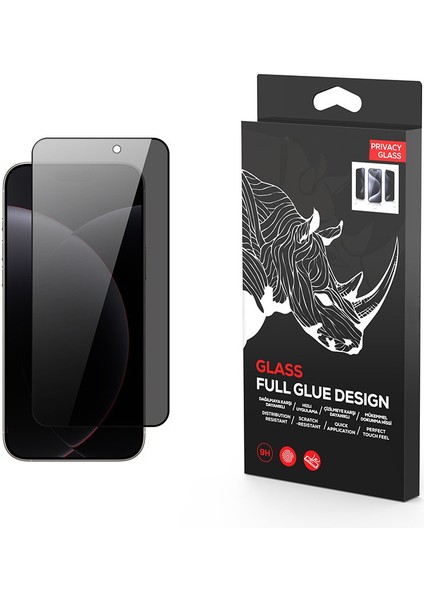 Apple iPhone 14 Pro Uyumlu Premium Hayalet Temperli Cam Ekran Koruyucu indirimleri