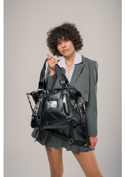 Tiven Siyah Cilt Omuz ve Kol Çantası fiyatları