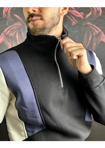 Fermuarlı %100 Pamuk Sweatshirt fırsatları