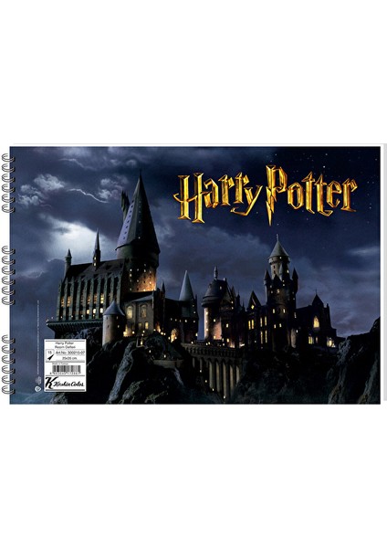 Potter 25X35 15 Yaprak Karton Kapak Spiralli Resim Defteri