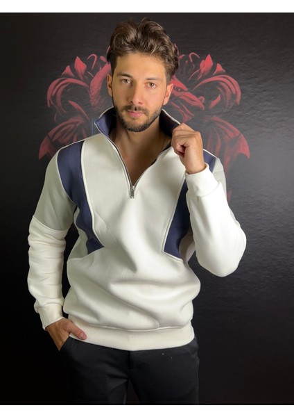 Fermuarlı %100 Pamuk Sweatshirt fiyatları