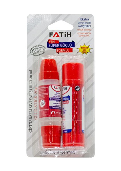 Glue Stick + Sıvı Yapıştırıcı 2'li