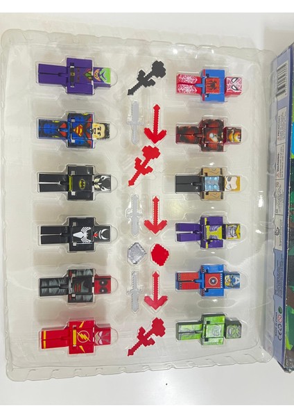 Oyuncak Minecraft 23 Parça Aksesuarlı