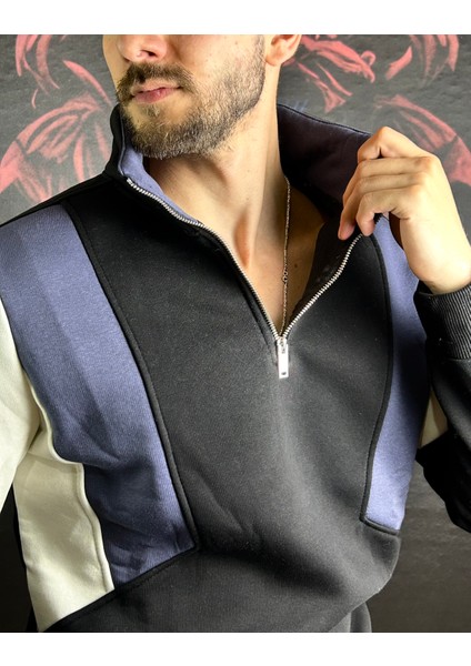 Fermuarlı %100 Pamuk Sweatshirt indirimleri