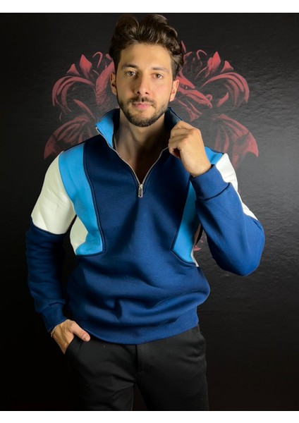 Fermuarlı %100 Pamuk Sweatshirt fiyatları