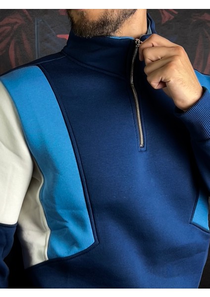 Fermuarlı %100 Pamuk Sweatshirt indirimleri