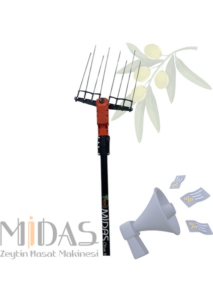 Pro T134V / 230-310 Akülü Tek Taraklı Zeytin Hasat Makinesi