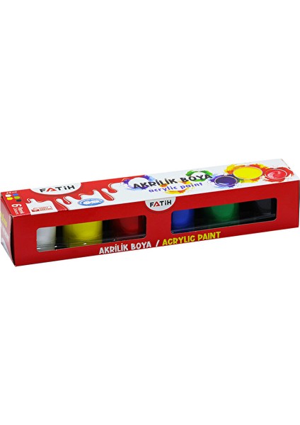 Akrilik Boya 25ML 6'lı Ü