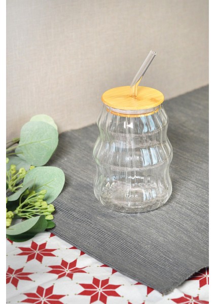 Bambu Kapak Pipetlu Kupa 450 ml fiyatları