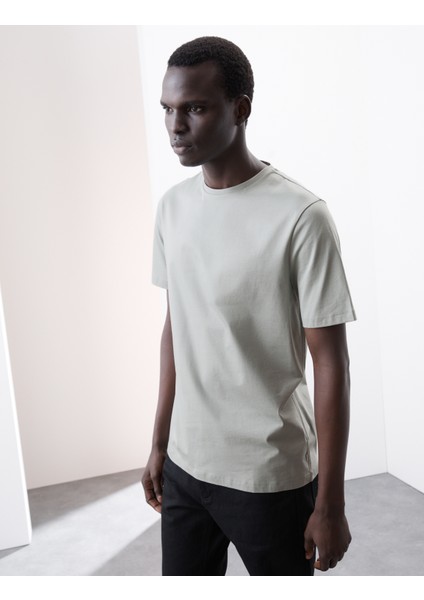 Pure Supima® Slim Fit Premium Pamuklu T‑Shirt fırsatları