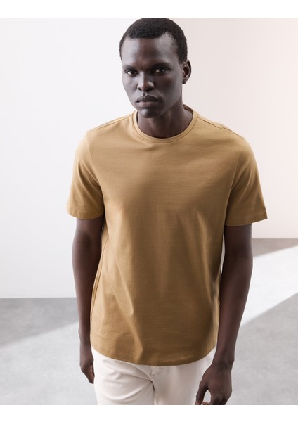 Pure Supima® Slim Fit Premium Pamuklu T‑Shirt