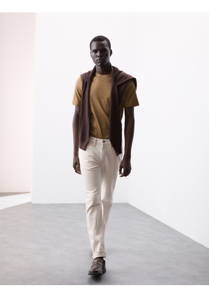 Pure Supima® Slim Fit Premium Pamuklu T‑Shirt