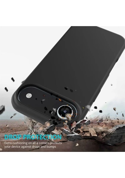 Apple iPhone 17 Air Uyumlu Silikon Kılıf - Kamera Korumalı Esnek Tam Koruma Kapak - Şeffaf modelleri