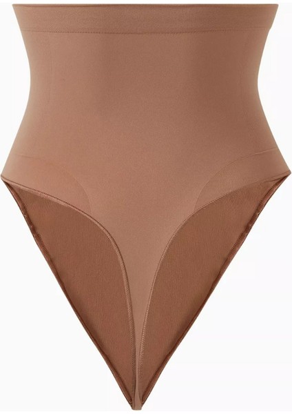 Seamless Sculpt High-Waist Thong, Dikişsiz Yüksek Bel Külot