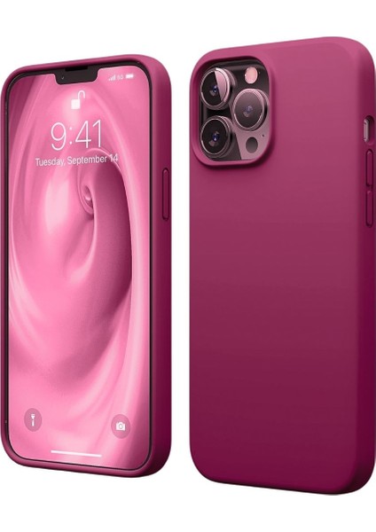 Apple iPhone 11 Pro Max Uyumlu Silikon Kılıf - Pastel Renk Tonu Esnek Tam Koruma Kapak - Bordo fiyatları