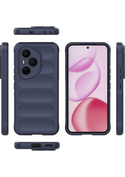 Honor 400 Pro Uyumlu Silikon Kılıf - Kamera Korumalı Esnek Yeni Nesil Airbag Kapak - Lacivert fiyatları