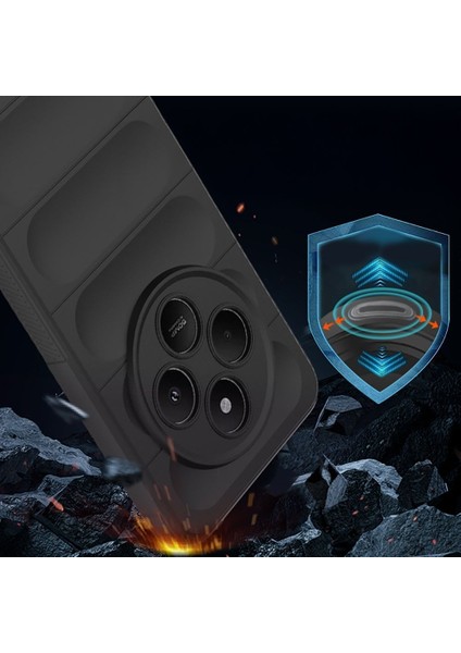 Poco C75 Uyumlu Silikon Kılıf - Kamera Korumalı Esnek Yeni Nesil Airbag Kapak - Lacivert fırsatları