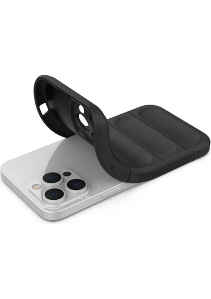 Apple iPhone 13 Pro Max Uyumlu Silikon Kılıf - Kamera Korumalı Esnek Yeni Nesil Airbag Kapak - Mor fırsatları