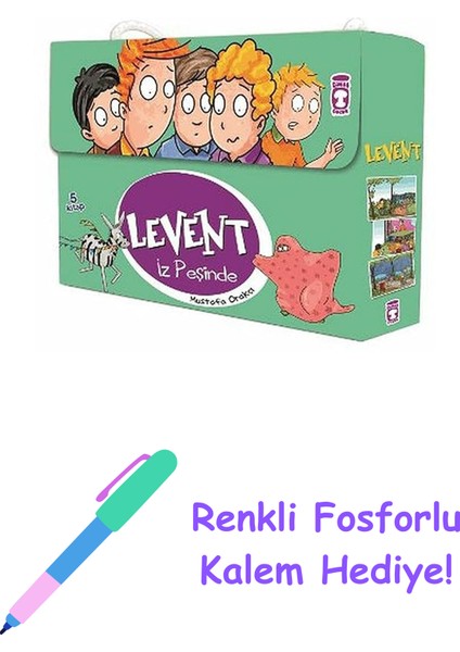 Levent Iz Peşinde Set + Renkli Fosforlu Kalem