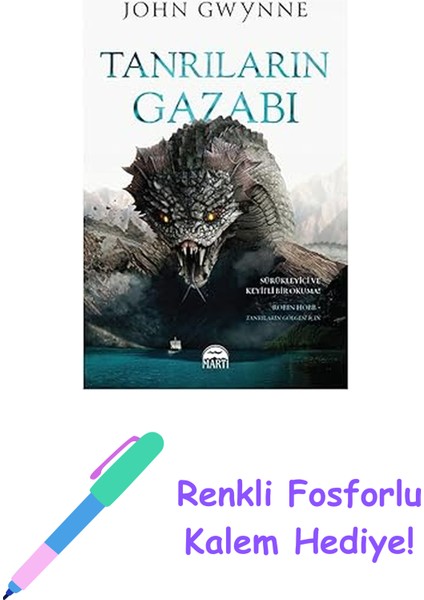 Tanrıların Gazabı (Ciltli) + Renkli Fosforlu Kalem