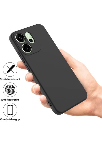 Oppo Reno 14F Uyumlu Silikon Kılıf - Kamera Korumalı Esnek Pastel Renk Kapak - Bordo fiyatları