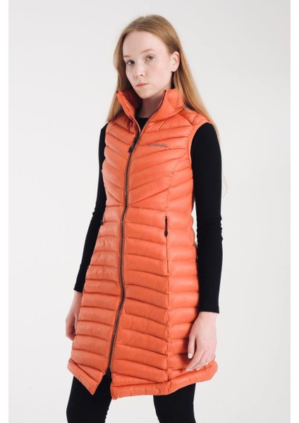 Omnı Heat Slim Fit Kadın Termal Uzun Yelek